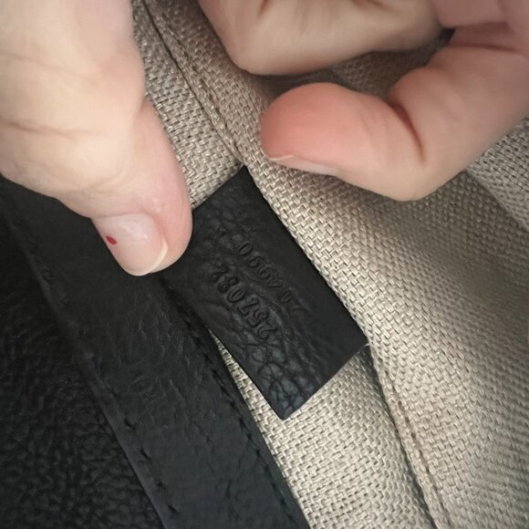 Gucci black leather Marrakech baguette shoulder bag - Picture 4 of 9